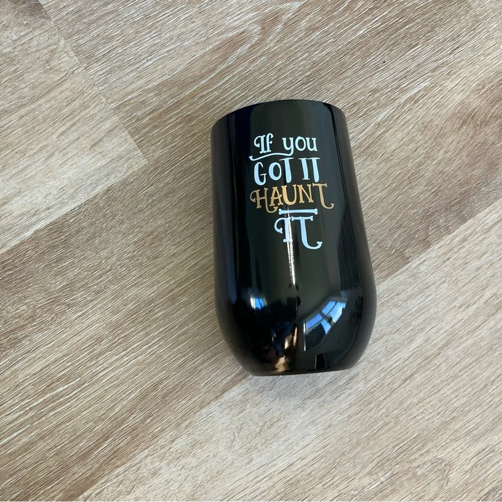 Black insulated Halloween Cantini cup - Picture 5 of 5